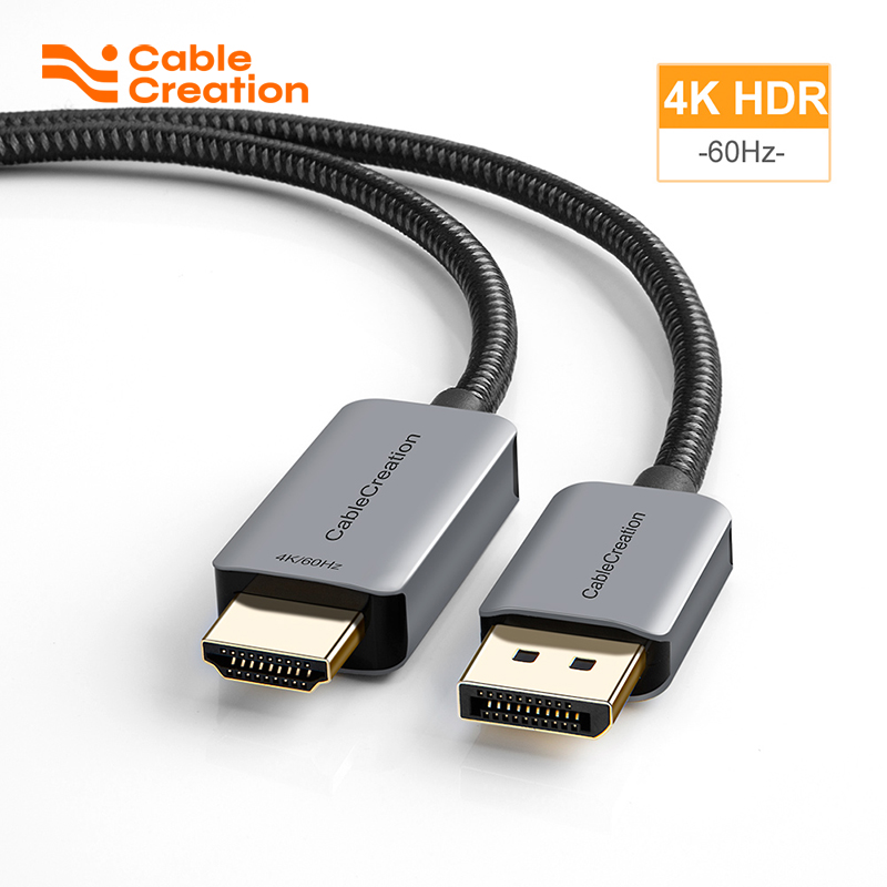 4 Hdmi Multi Monitor Video Card 4K - CableCreation Actieve DisplayPort naar HDMI Kabel
