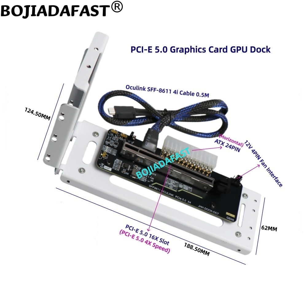 PCI-E 5.0 X4 OCuLink Externe G - Oculink Egpu Dock Graphics Card recensie en prijs