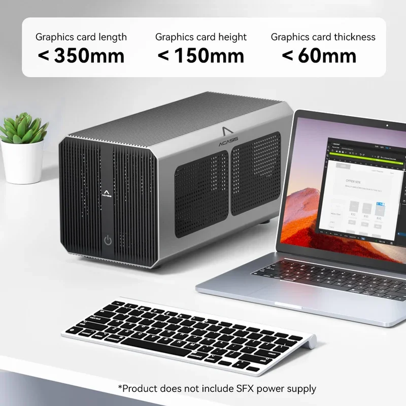 Acasis 40Gbps eGPU-behuizing m - Thunderbolt 4 External Gpu Enclosure recensie en prijs