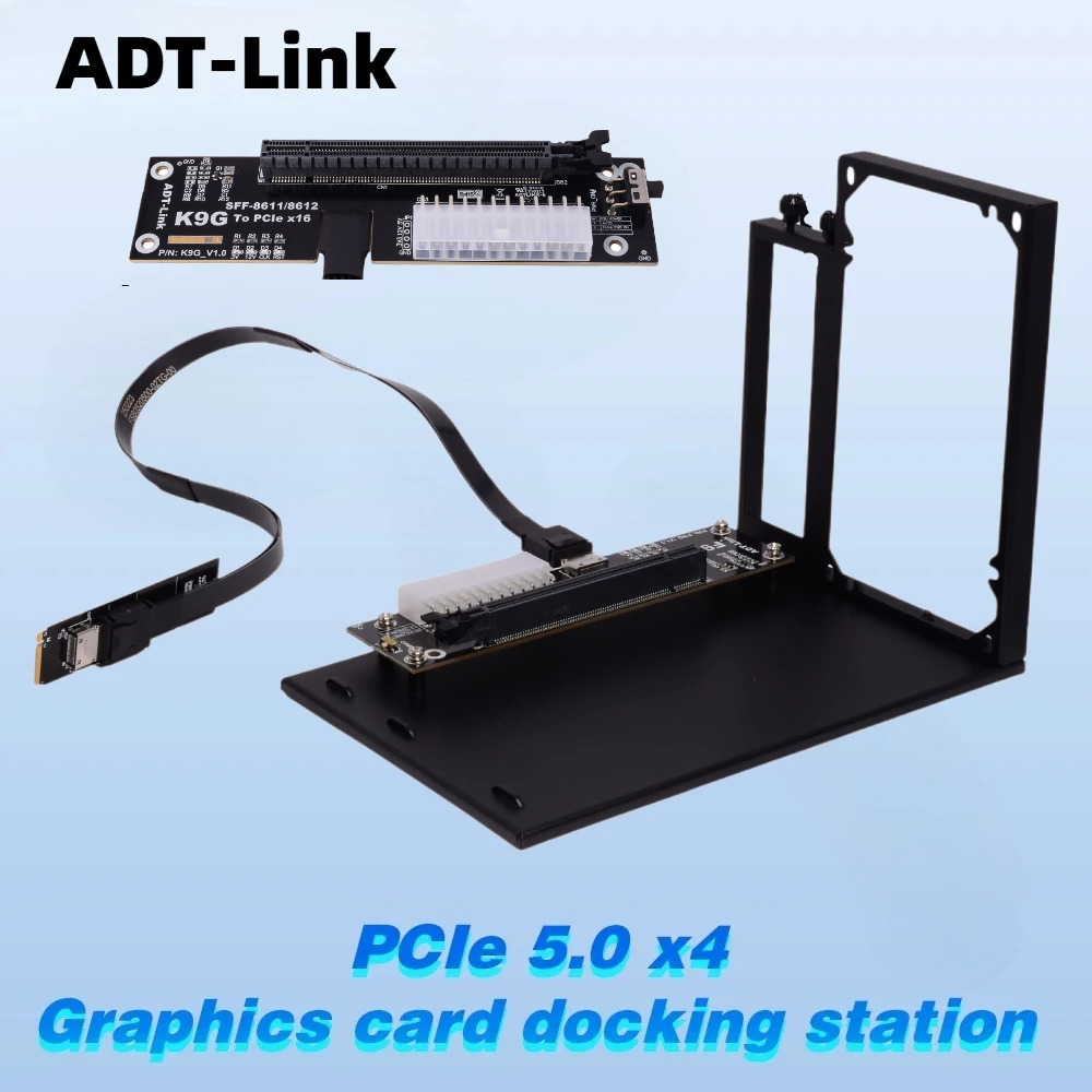 ADT-Link PCIe 5.0 4.0 128Gbps  - Oculink Egpu Dock Graphics Card recensie en prijs