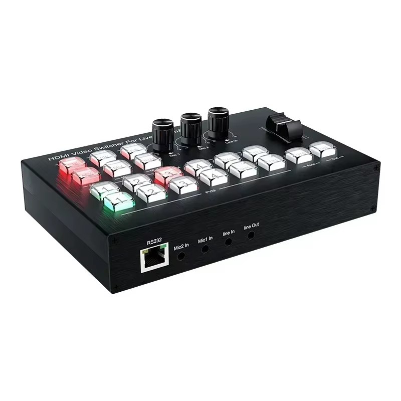 4K HDMI Video Switcher Mic Mix - 4 Hdmi Multi Monitor Video Card 4K recensie en prijs